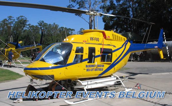 Een helikoptervlucht over Antwerpen of Brugge